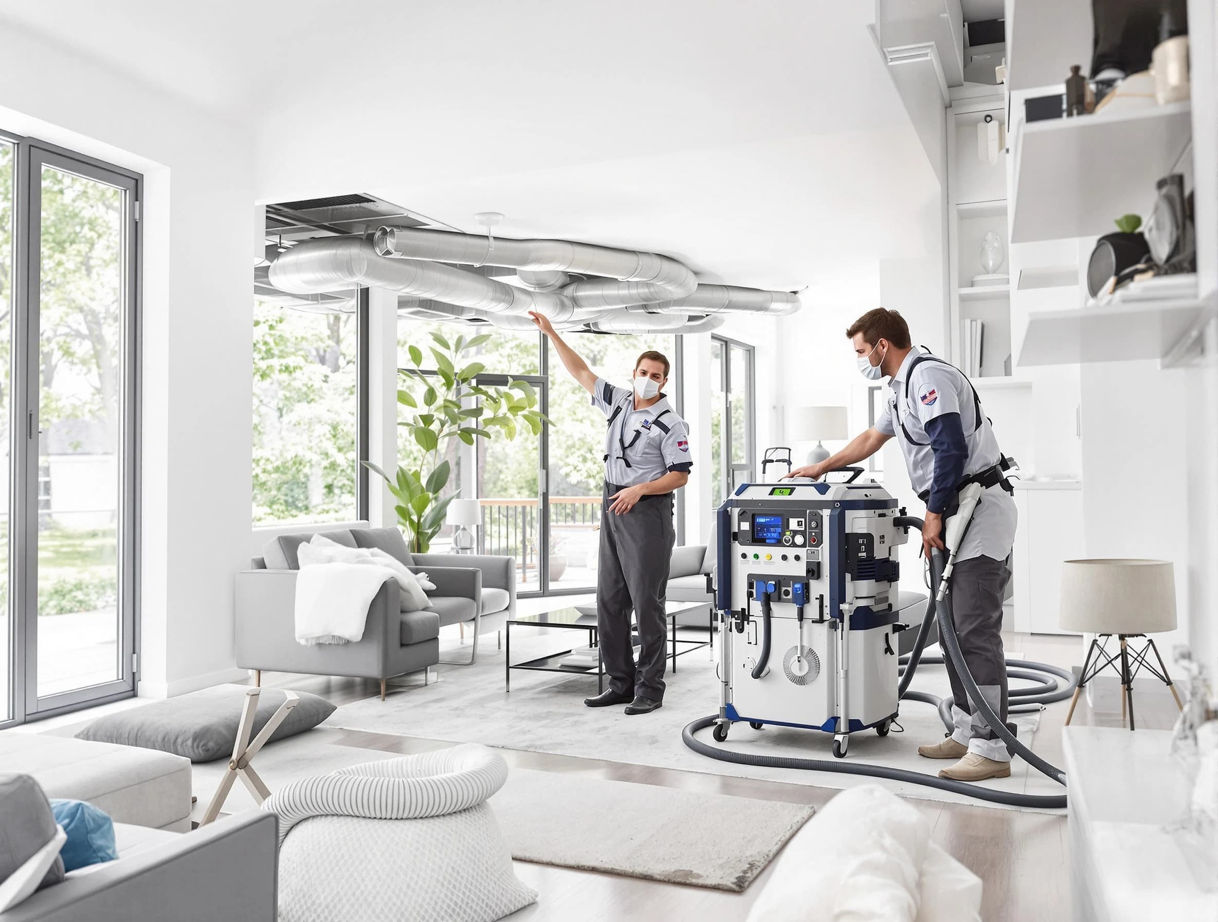 South Salt Lake Air Duct Cleaning professional conducting pure air duct cleaning with state-of-the-art equipment in South Salt Lake