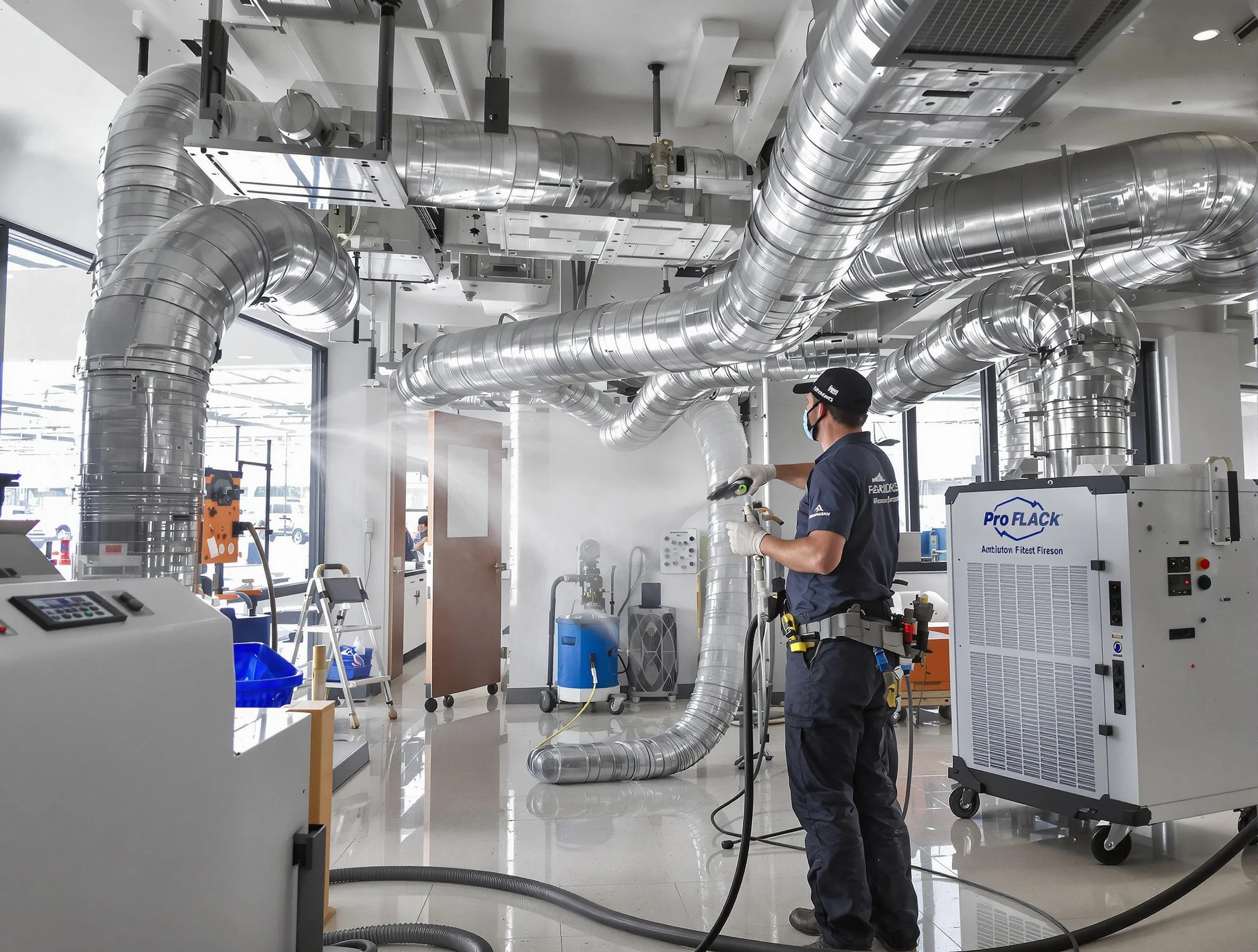 Negative Pressure Air Duct Cleaning in South Salt Lake