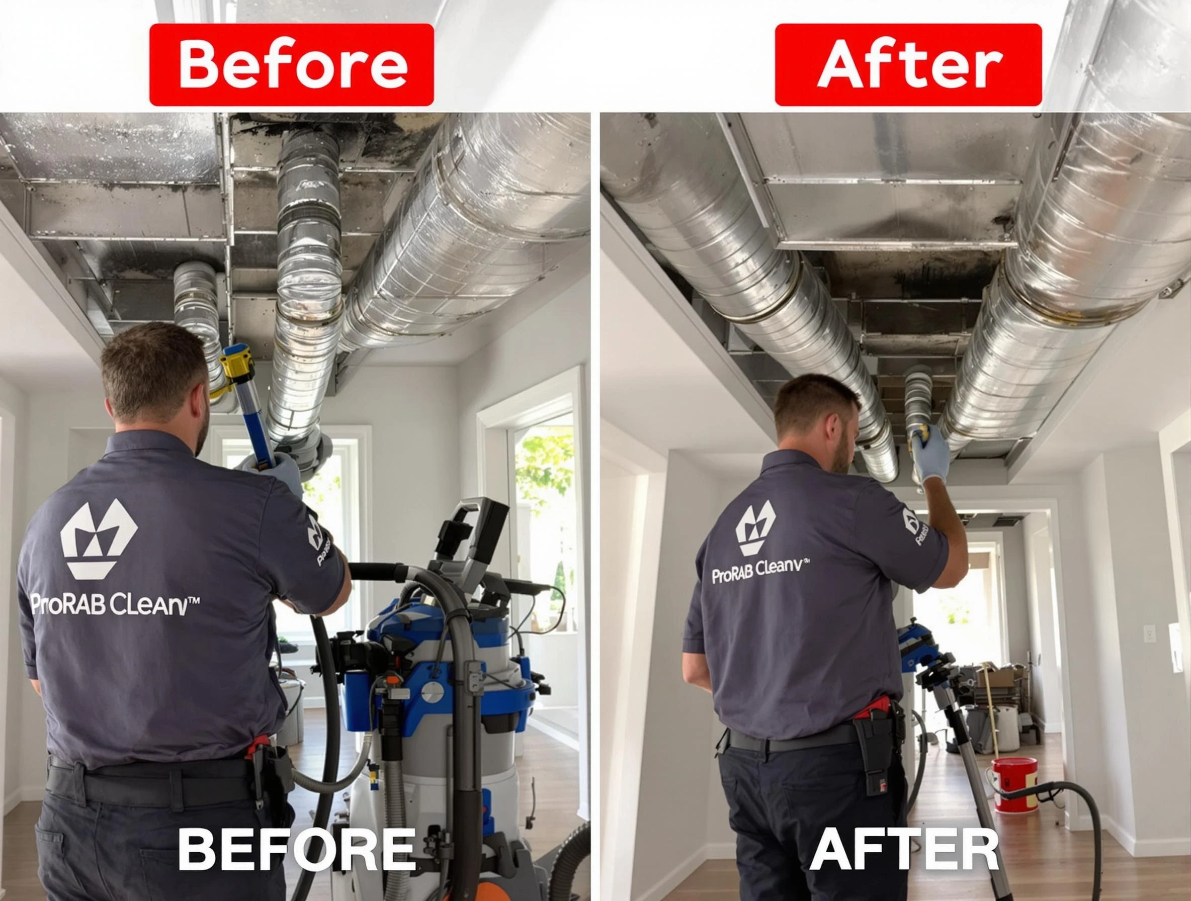 South Salt Lake Air Duct Cleaning expert performing thorough residential duct cleaning in a South Salt Lake home